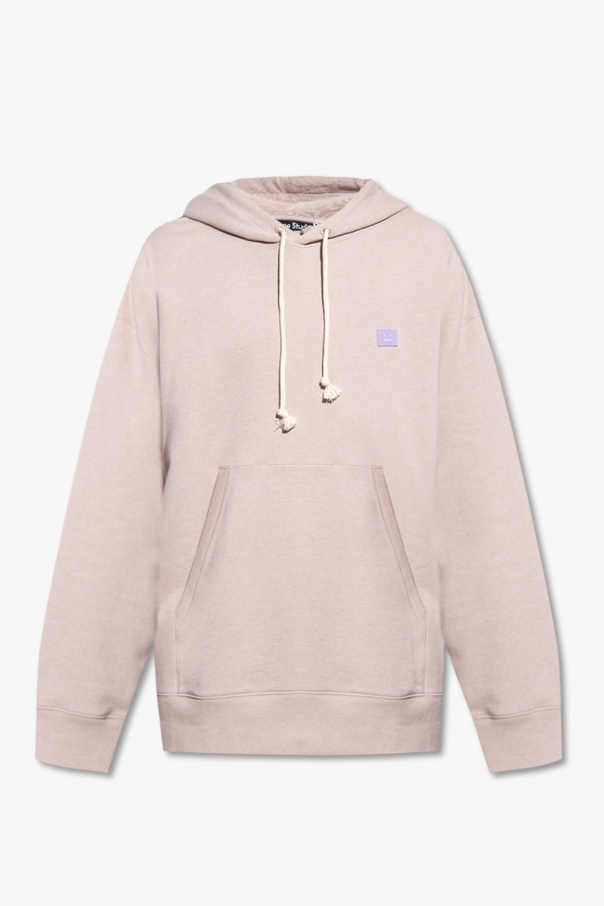 Acne studios ferris cheap face oversized cotton hoodie